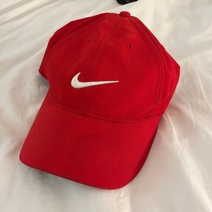 Red Nike Golf Hat